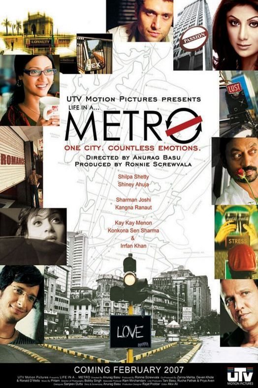 L'affiche originale du film Life in a Metro en Hindi