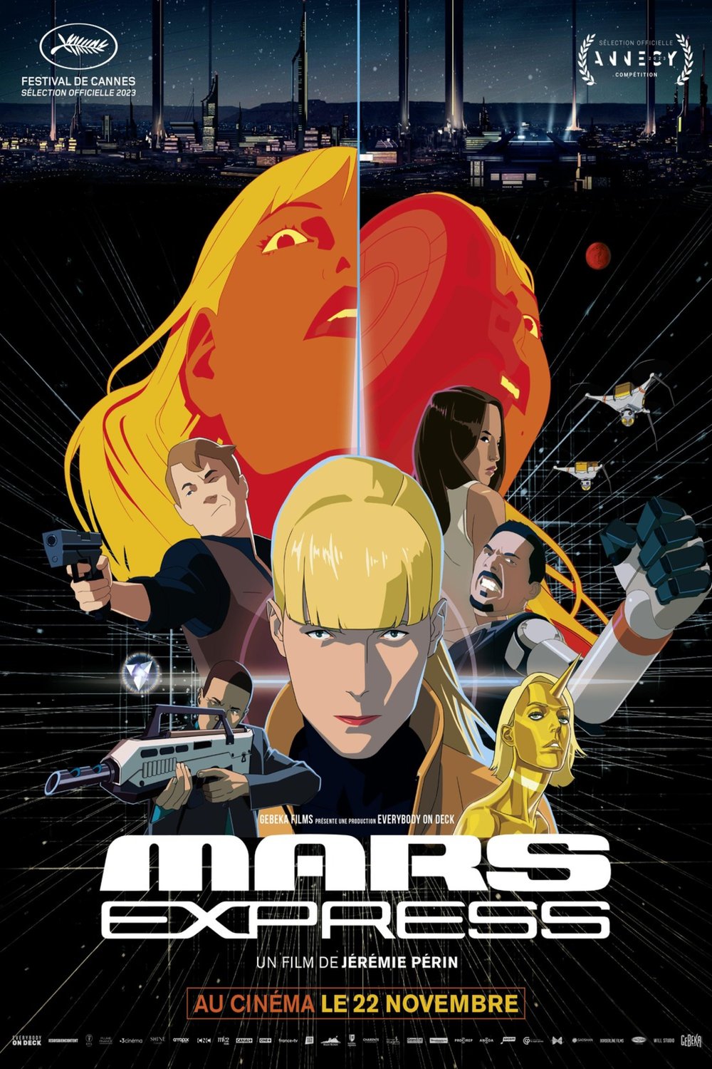 L'affiche du film Express zum Mars
