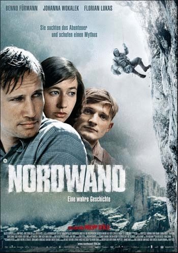 German poster of the movie Nordwand