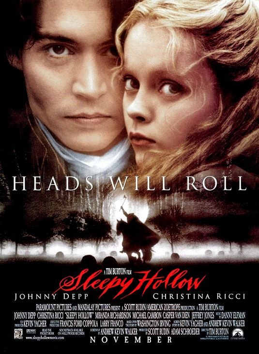 L'affiche du film Sleepy Hollow