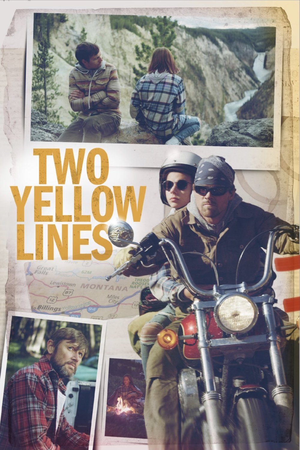 L'affiche du film Two Yellow Lines