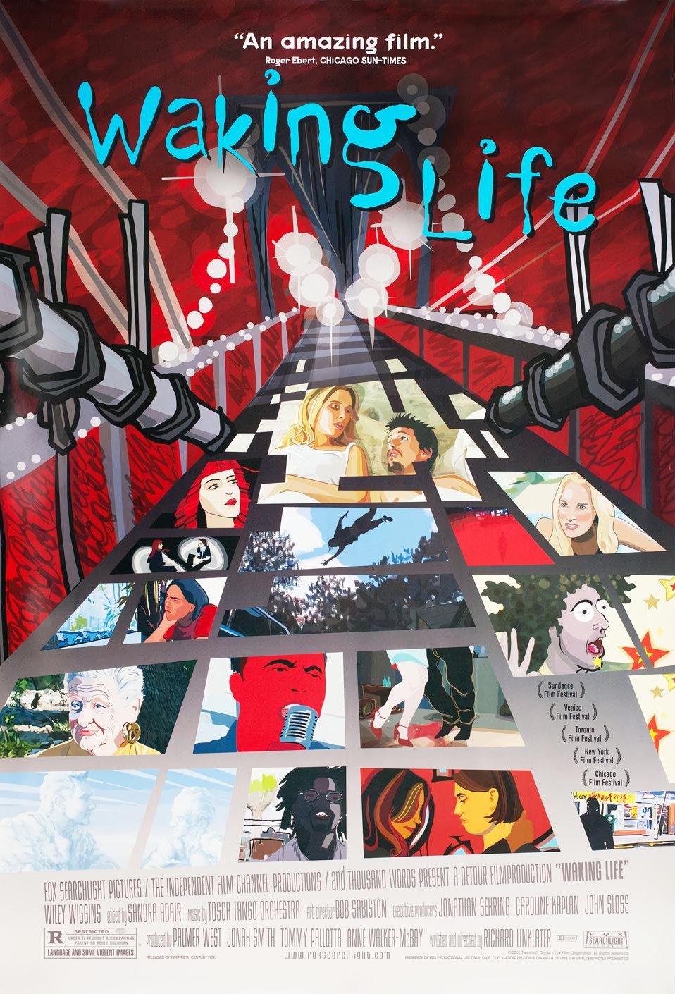 Poster of the movie Waking Life: Prisonnier du rêve [2001]