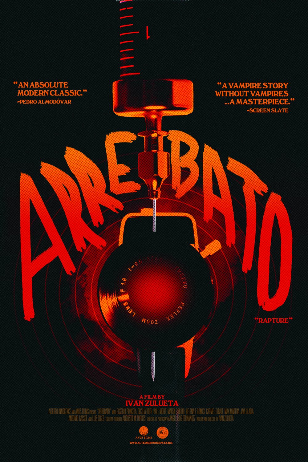 L'affiche du film Arrebato