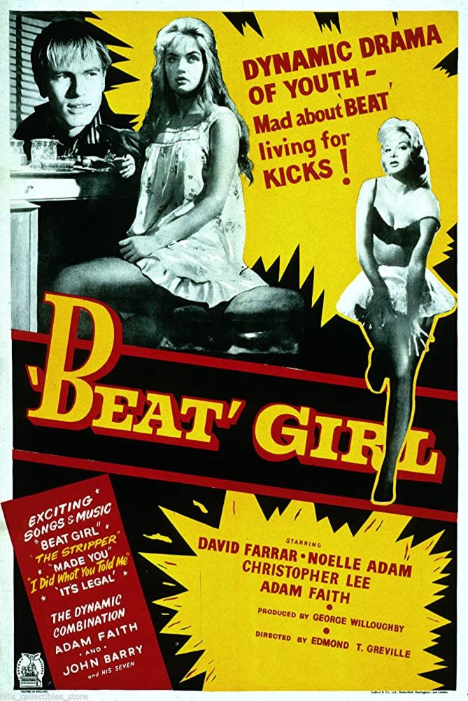 L'affiche du film Beat Girl
