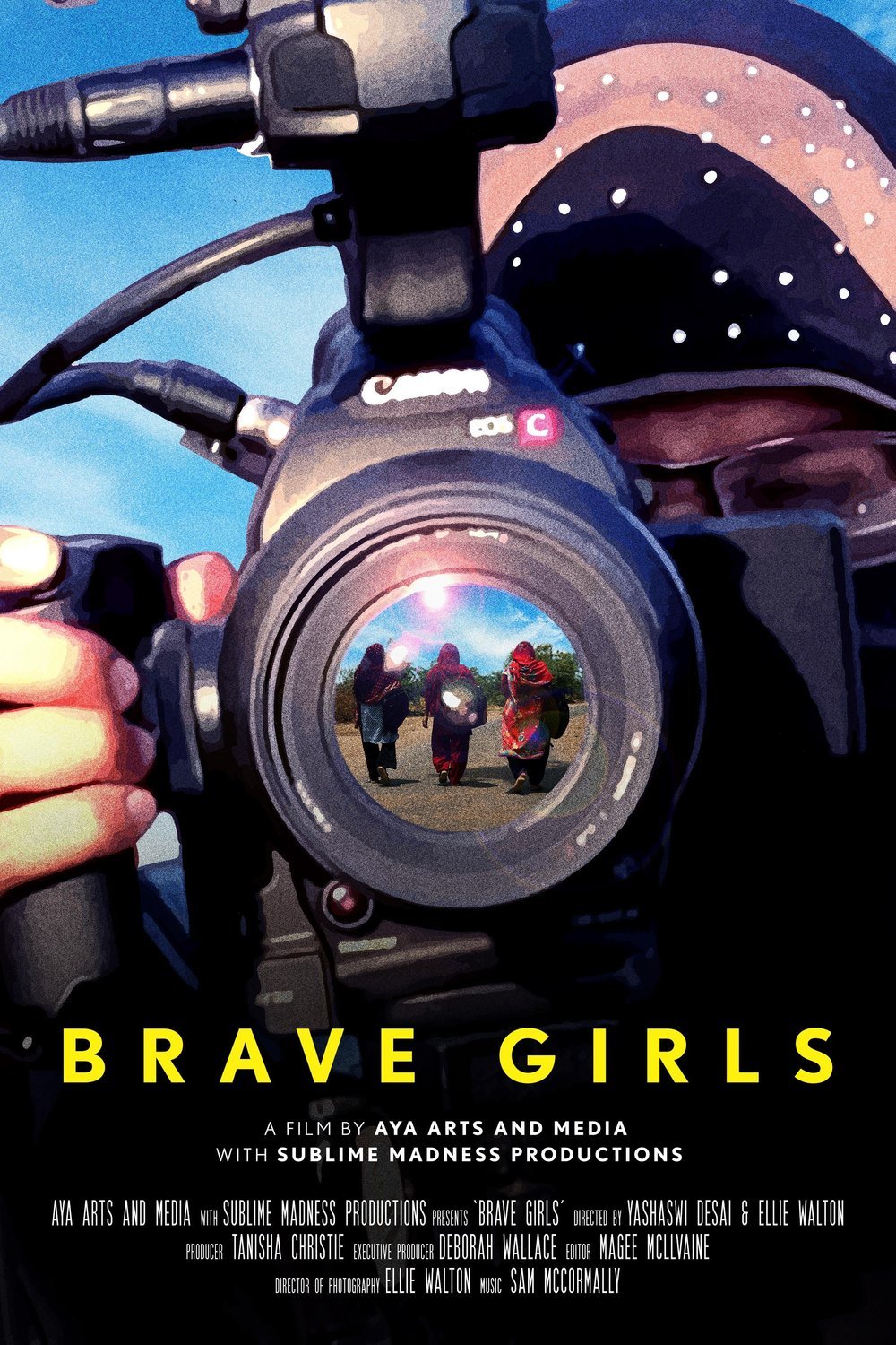 L'affiche originale du film Brave Girls en Gujarati