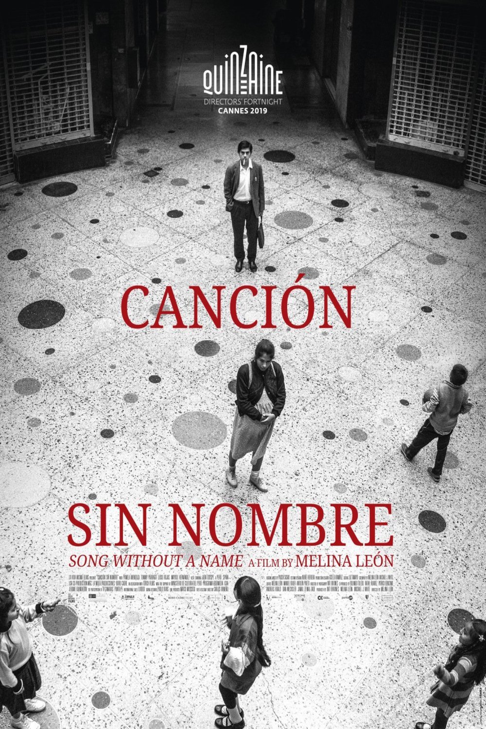 L'affiche originale du film Canción sin nombre en espagnol