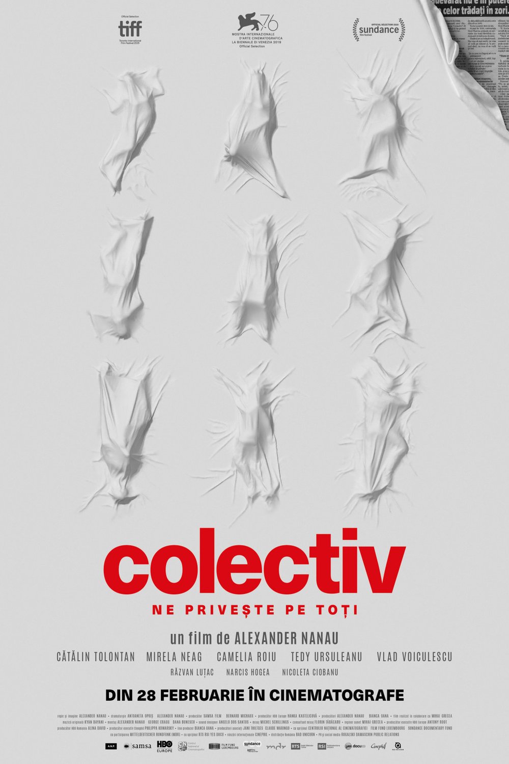 L'affiche originale du film Colectiv en Roumain