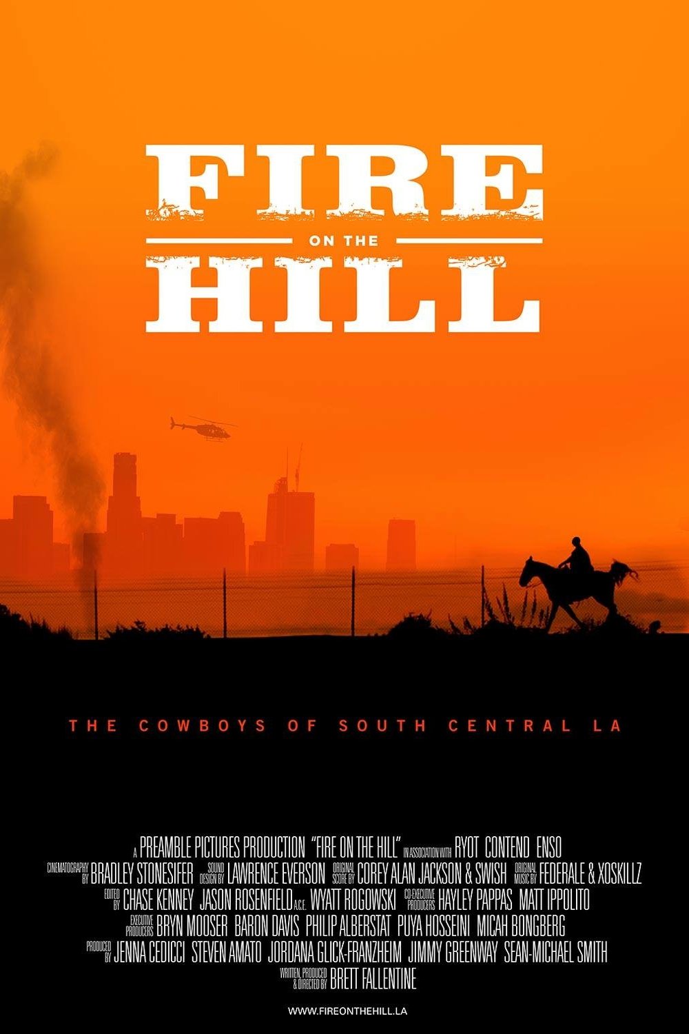 L'affiche du film Fire on the Hill