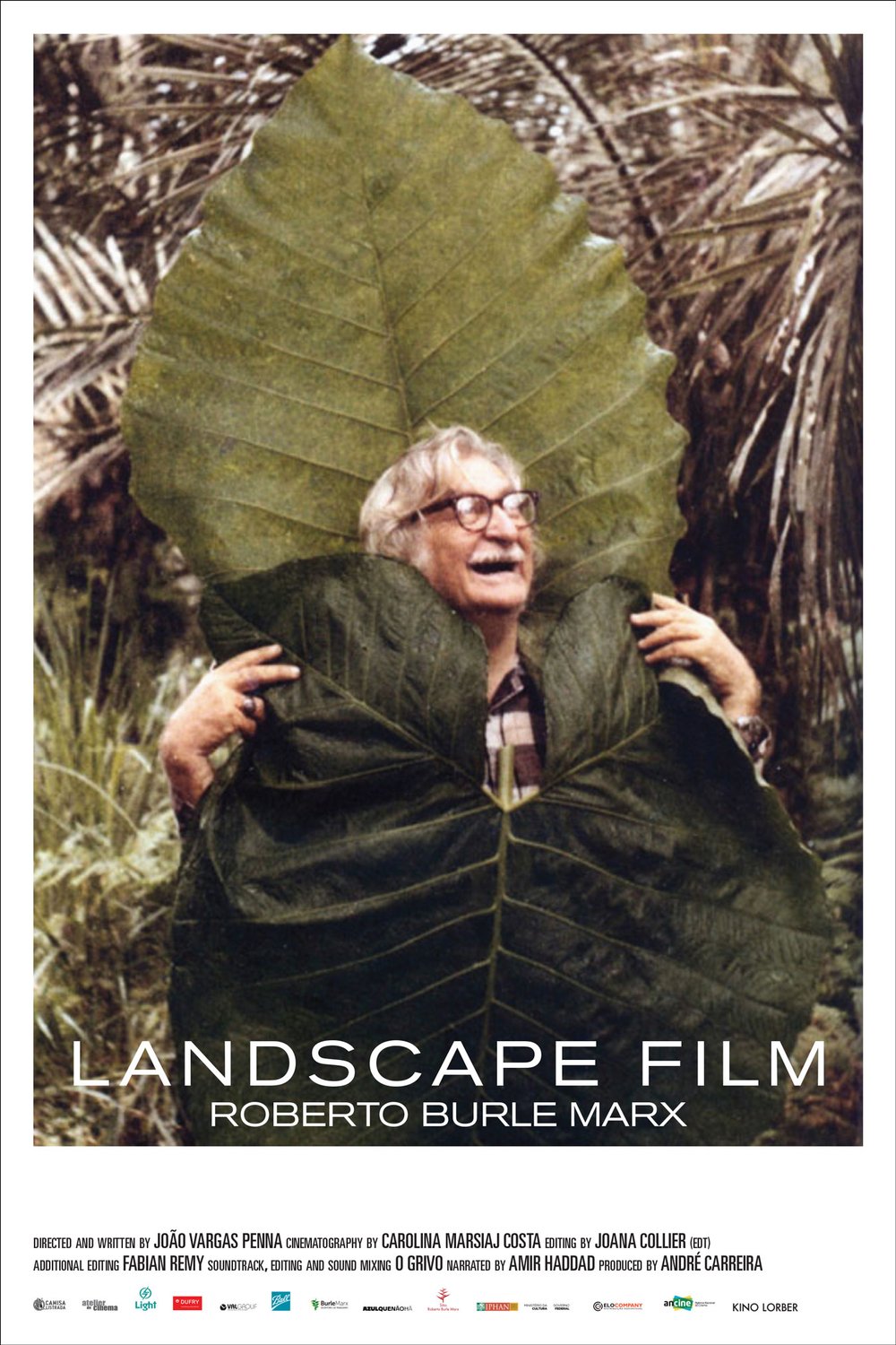 Portuguese poster of the movie Landscape Film, Roberto Burle Marx