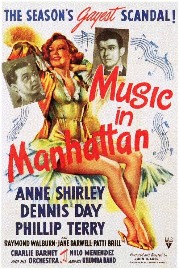 L'affiche du film Music in Manhattan