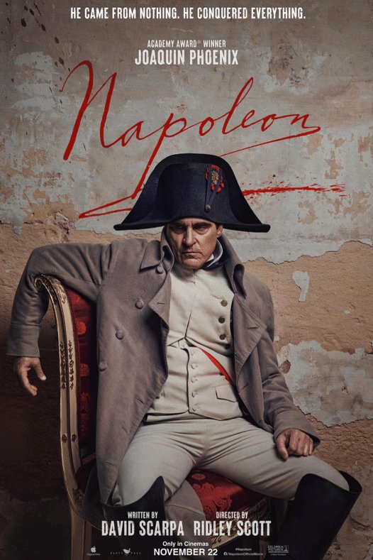 L'affiche du film Napoleon [2023]