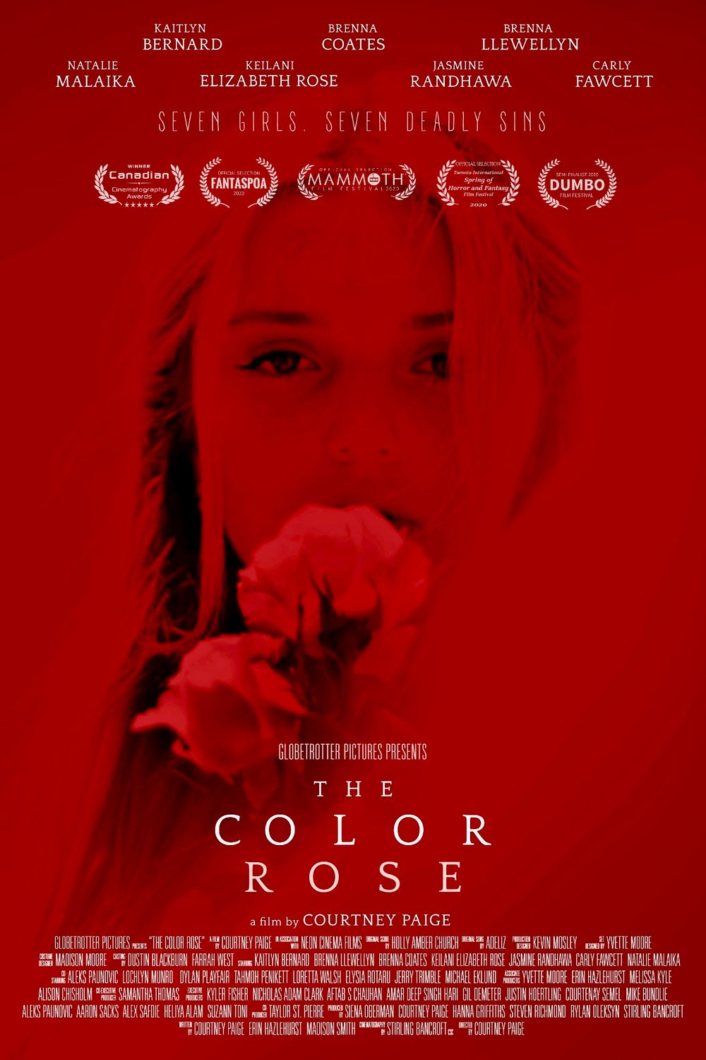 L'affiche originale du film The Color Rose en anglais