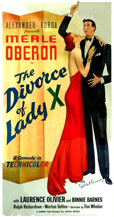 L'affiche du film The Divorce of Lady X