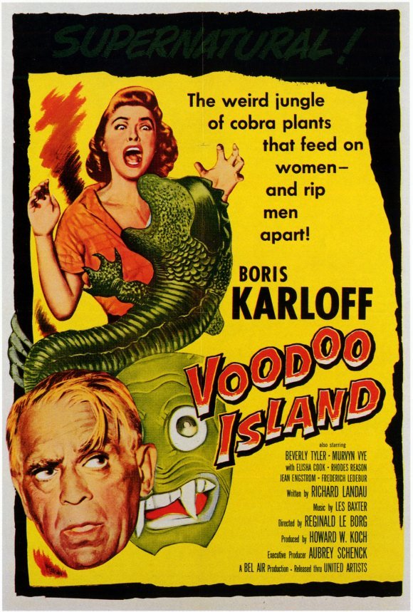 L'affiche du film Voodoo Island