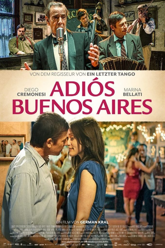 L'affiche originale du film Adios Buenos Aires en espagnol