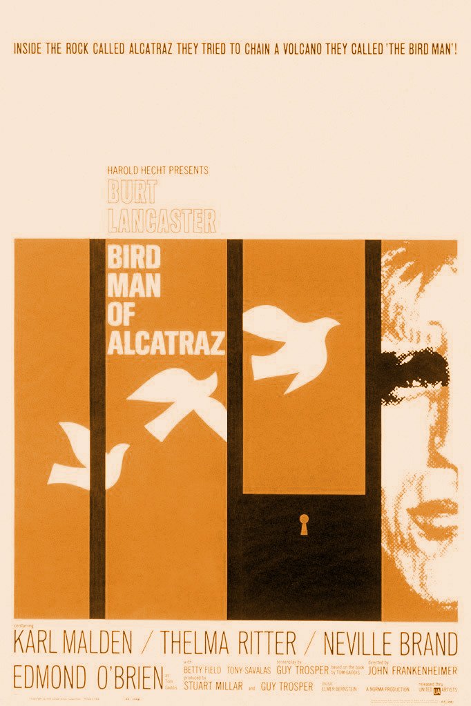 L'affiche du film Le prisonnier d'Alcatraz