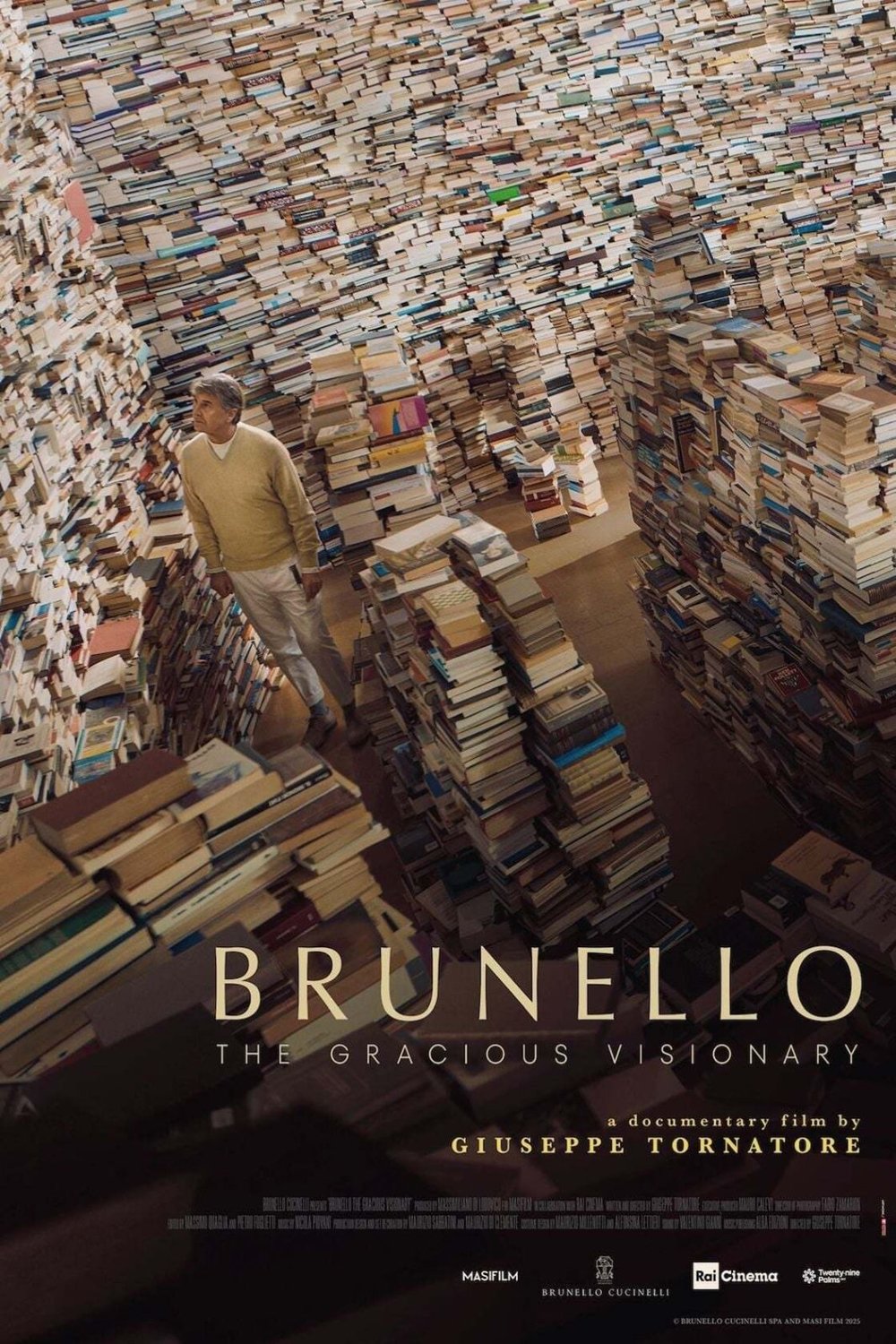 L'affiche du film Brunello il visionario garbato [2025]