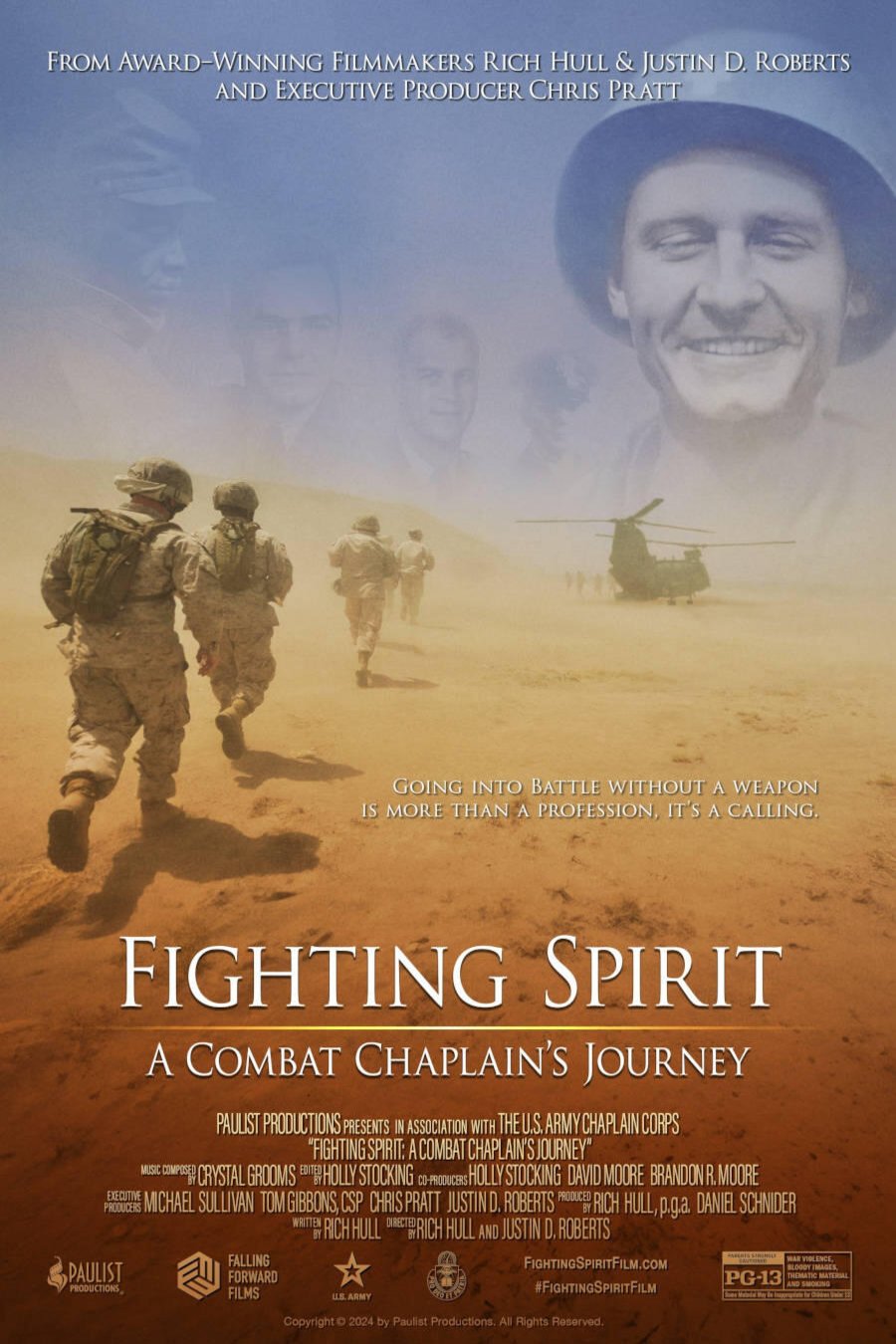 L'affiche du film Fighting Spirit: A Combat Chaplain's Journey [2024]