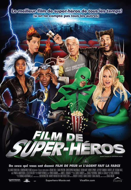 L'affiche du film Film de Super-Héros