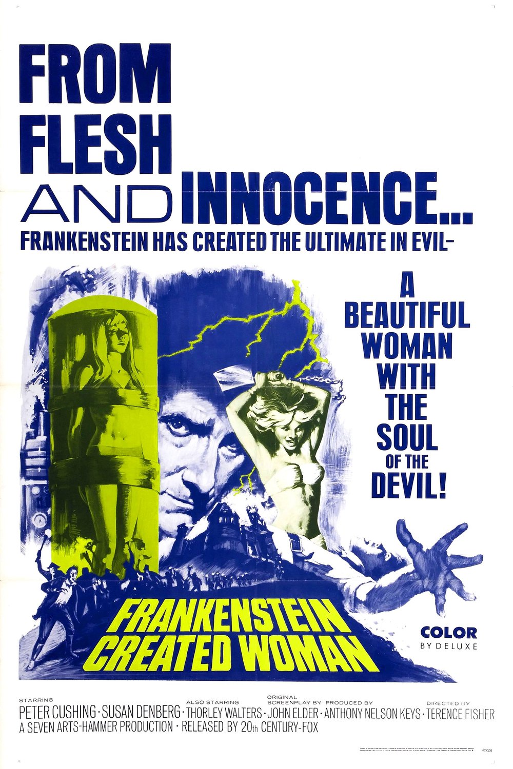 L'affiche du film Frankenstein Created Women