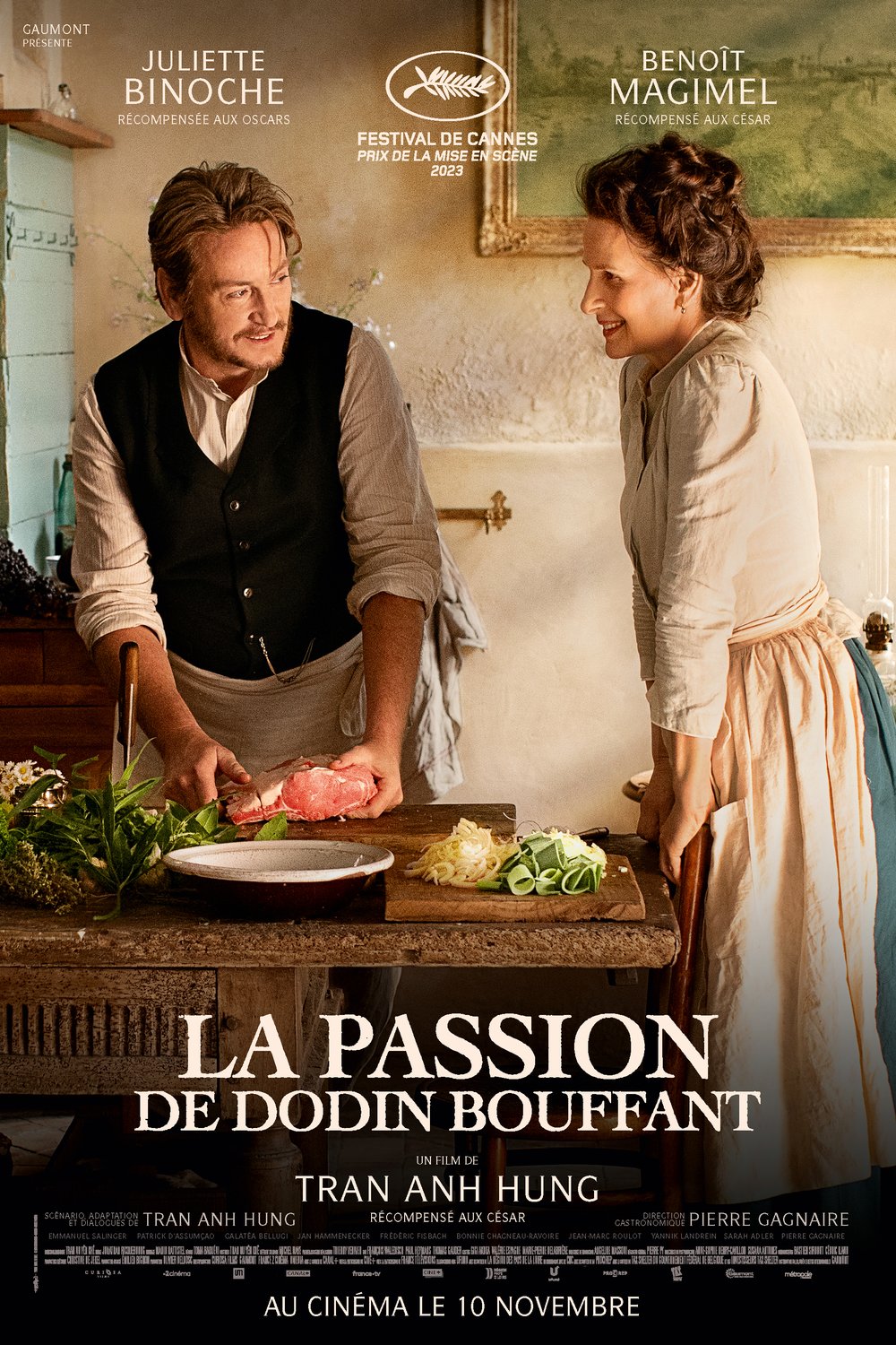 L'affiche du film La passion de Dodin Bouffant