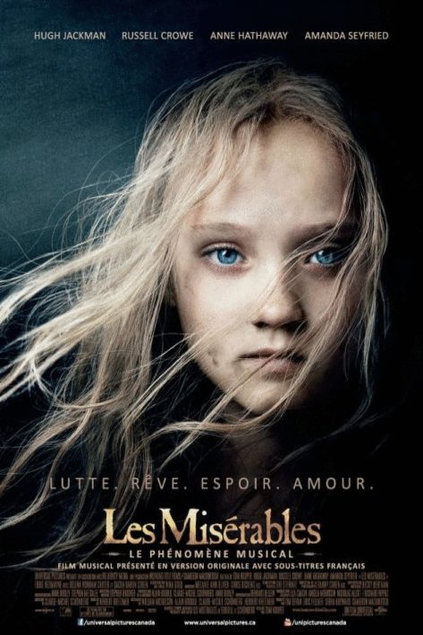L'affiche du film Les Misérables v.f.