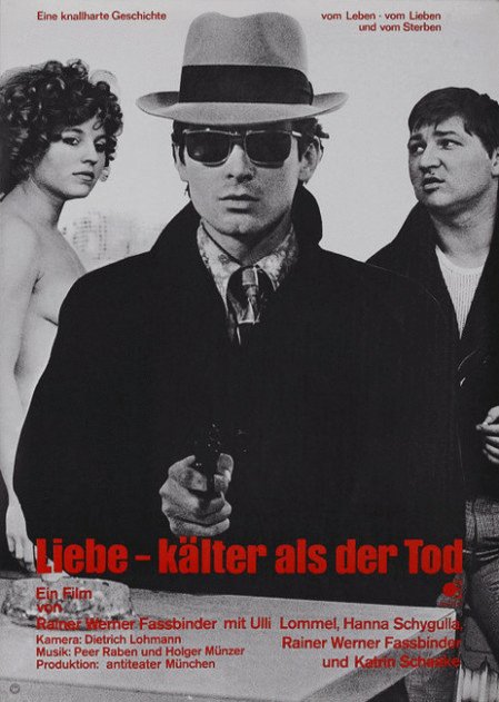 L'affiche originale du film Love is Colder than Death en allemand