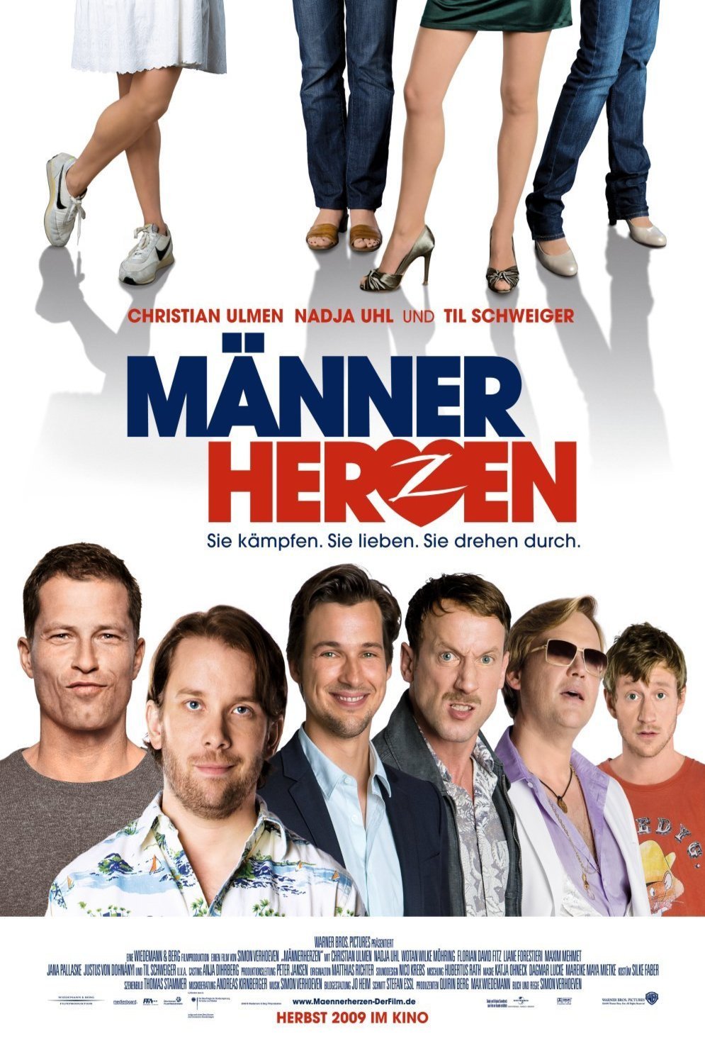 L'affiche originale du film Männerherzen en allemand