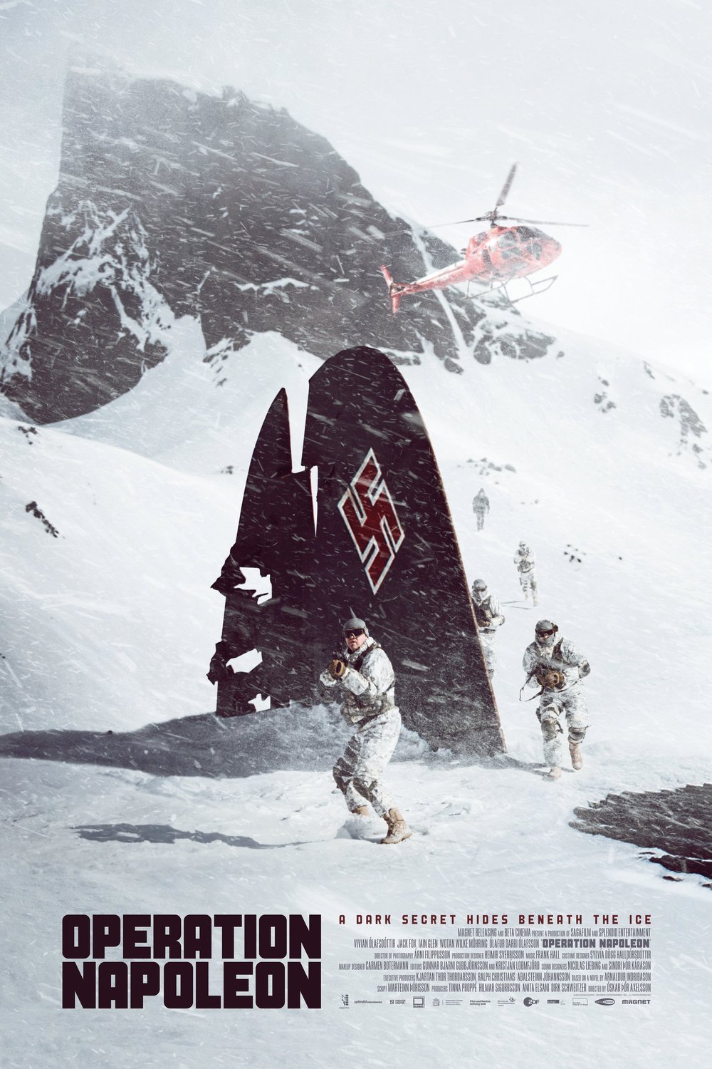 Icelandic poster of the movie Operation Napoleon