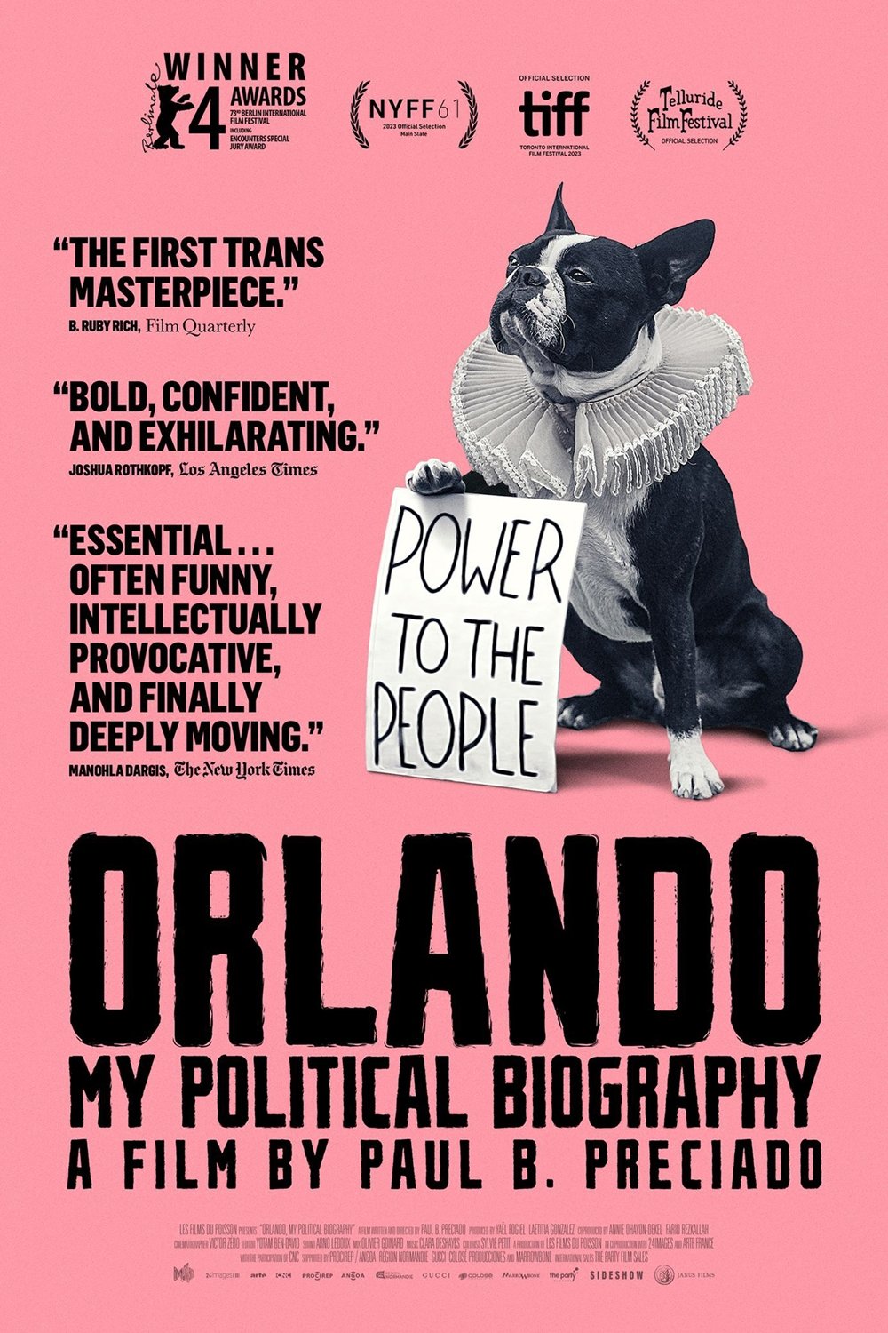 L'affiche du film Orlando, My Political Biography