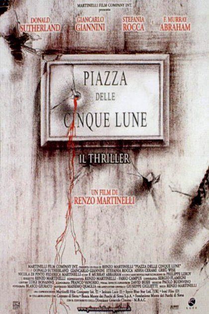 Italian poster of the movie Piazza delle cinque lune