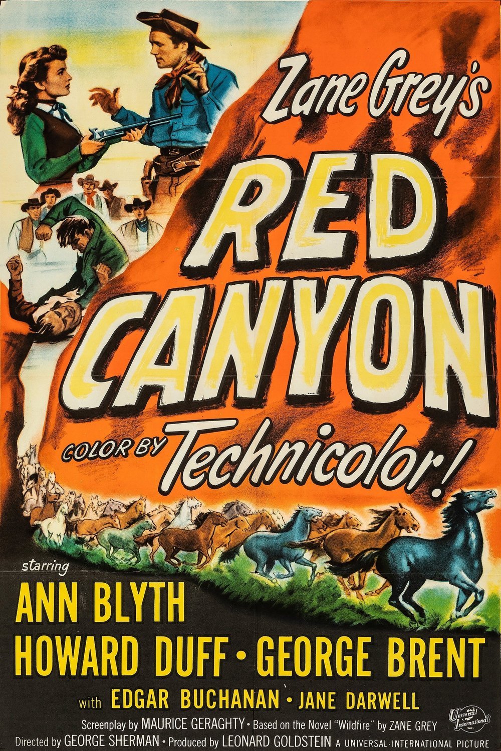 L'affiche du film Red Canyon