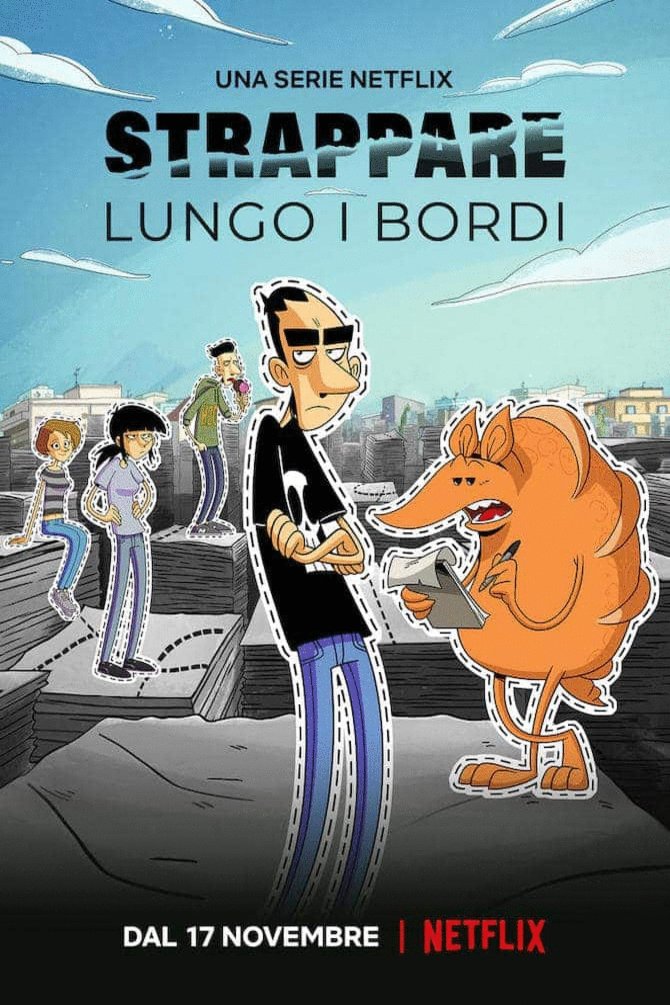 Italian poster of the movie Strappare lungo i bordi
