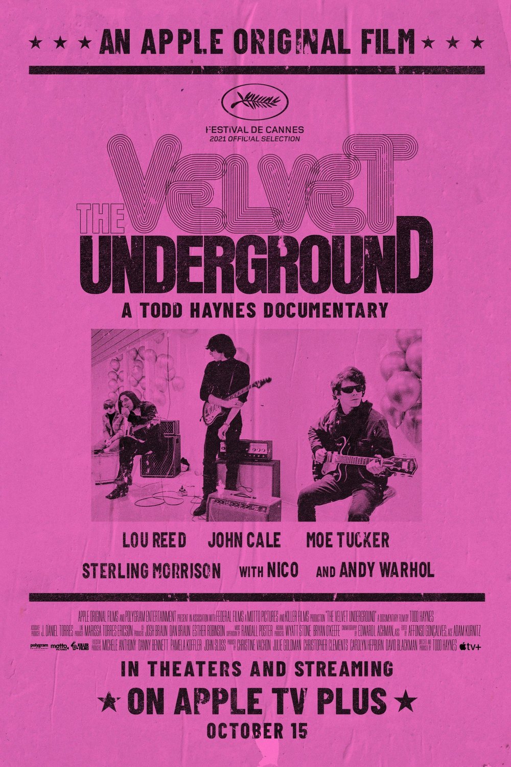 L'affiche du film The Velvet Underground