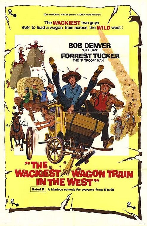 L'affiche du film The Wackiest Wagon Train in the West