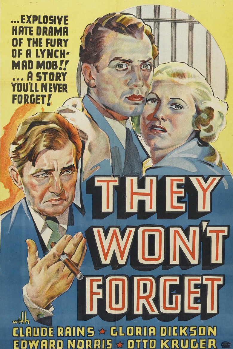 L'affiche du film They Won't Forget