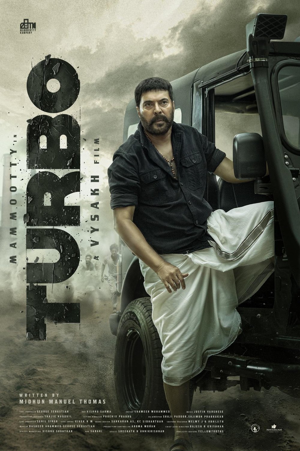 Malayalam poster of the movie Turbo
