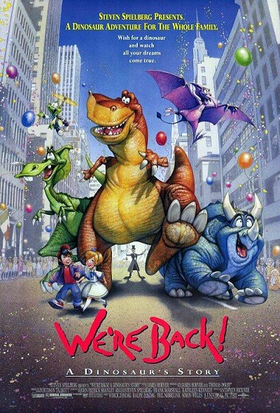 L'affiche du film We're Back! A Dinosaur's Story
