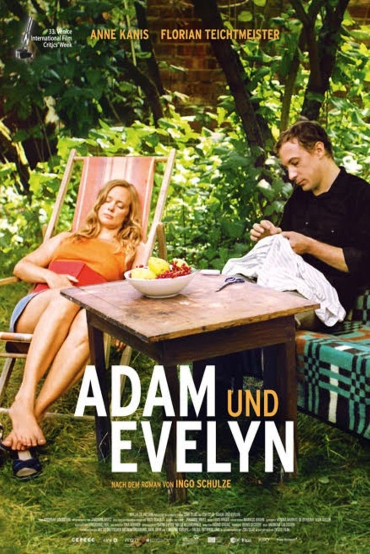 German poster of the movie Adam & Evelyn