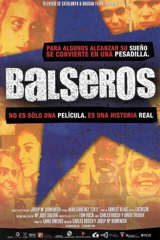 Spanish poster of the movie Balseros