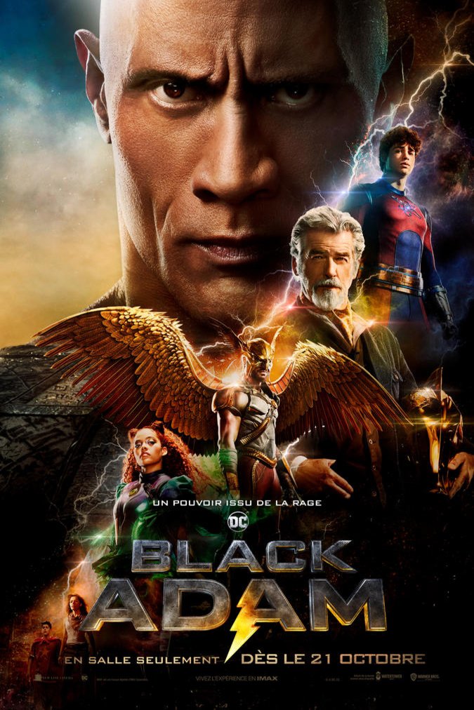 L'affiche du film Black Adam v.f.