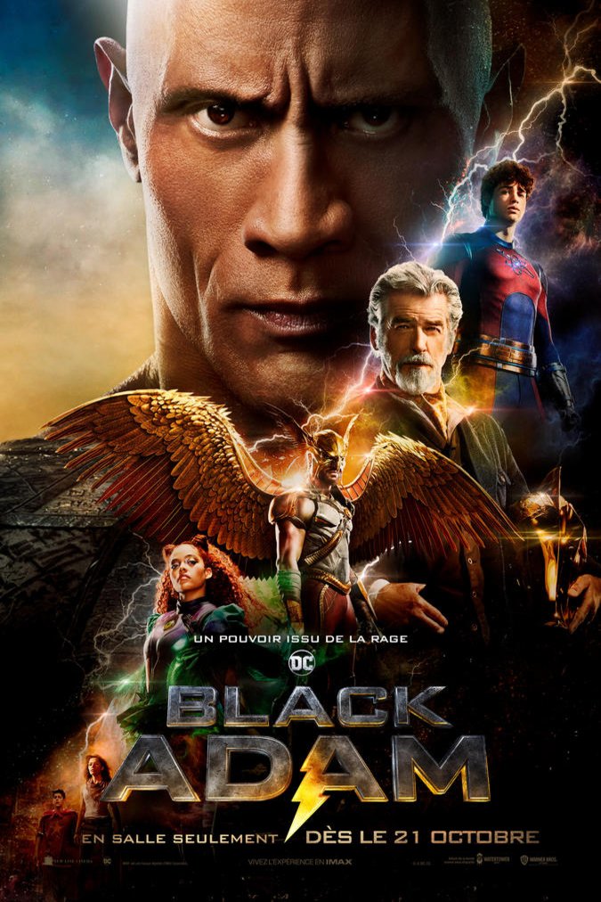 L'affiche du film Black Adam v.f. [2022]