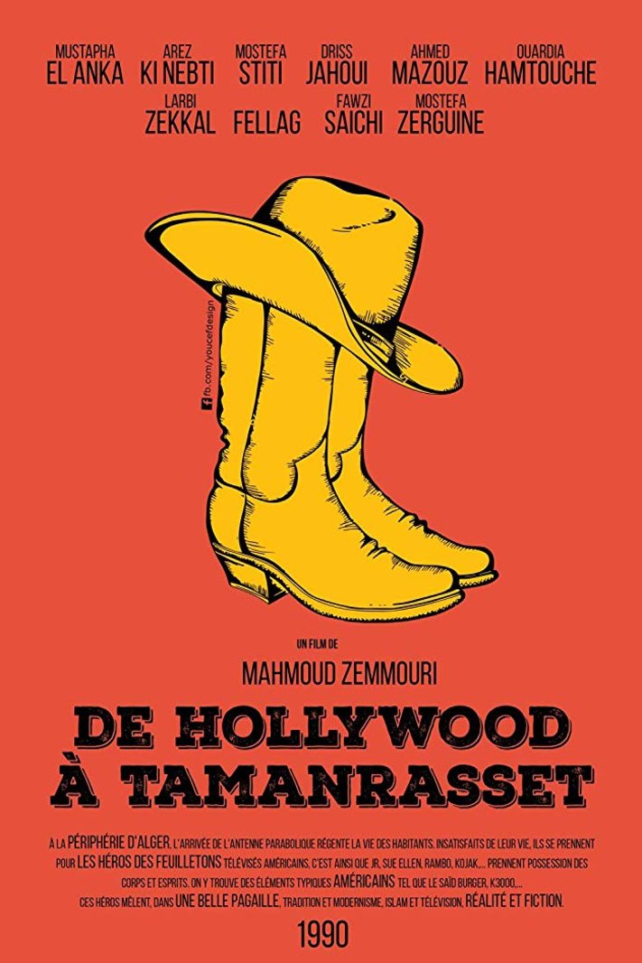 L'affiche du film De Hollywood à Tamanrasset [1990]
