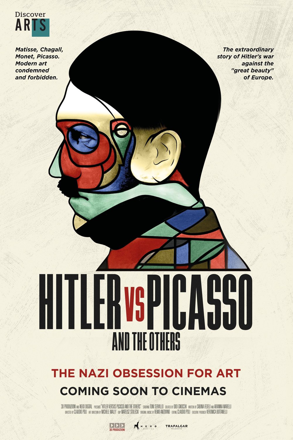 L'affiche du film Discover Arts: Hitler vs Picasso