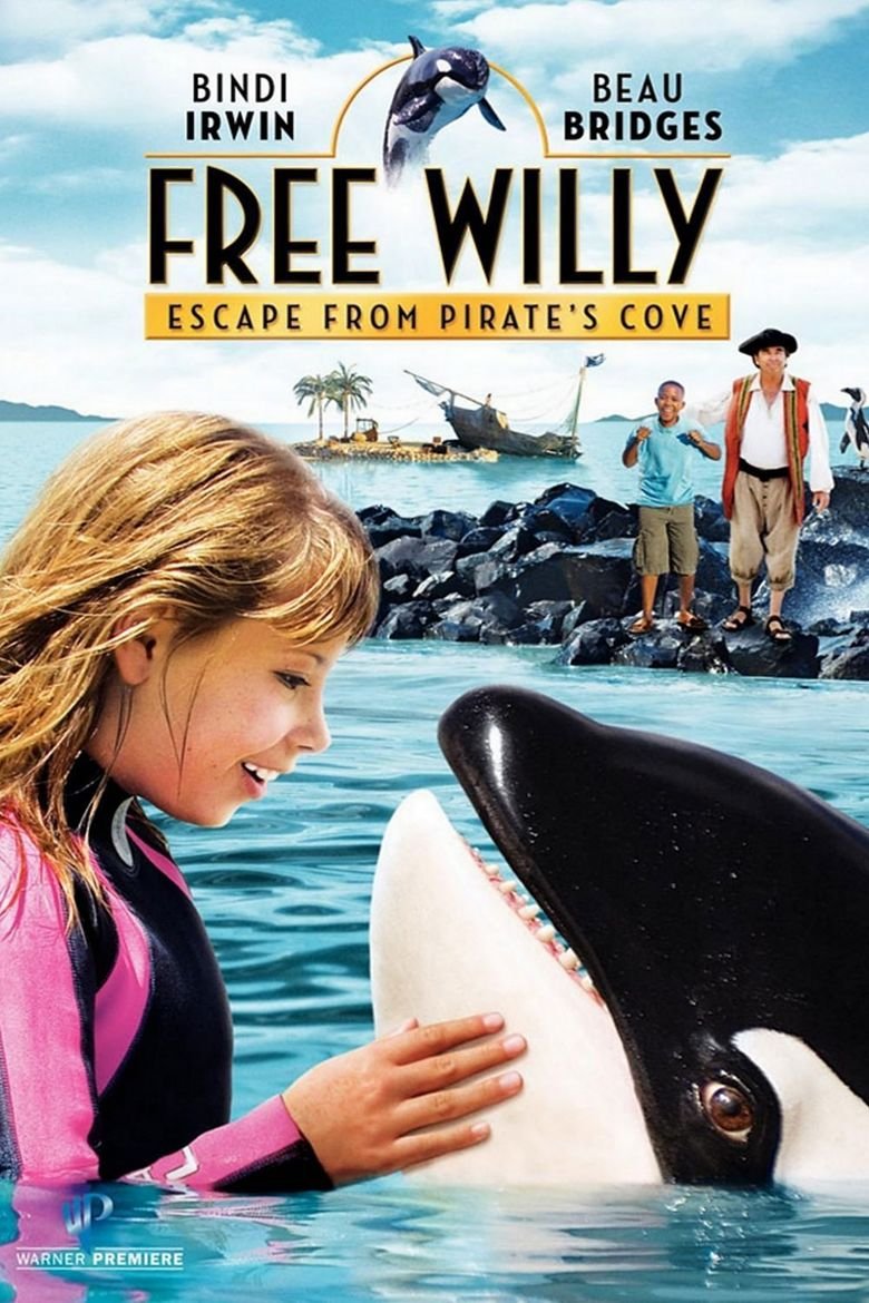 L'affiche du film Sauvez Willy 4 - Le repère des pirates