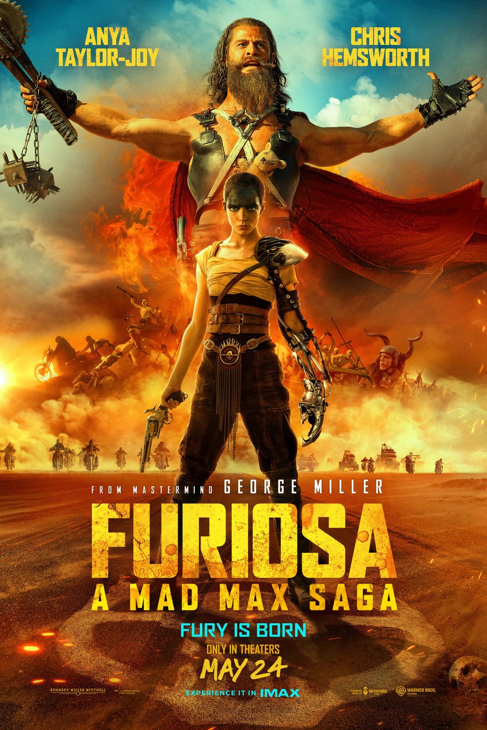 L'affiche du film Furiosa: A Mad Max Saga