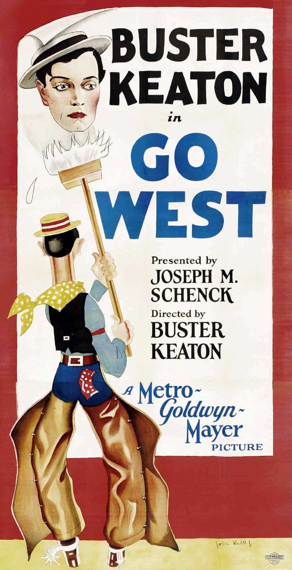 L'affiche du film Go West