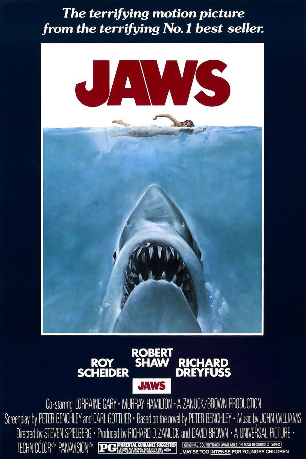 L'affiche du film Jaws