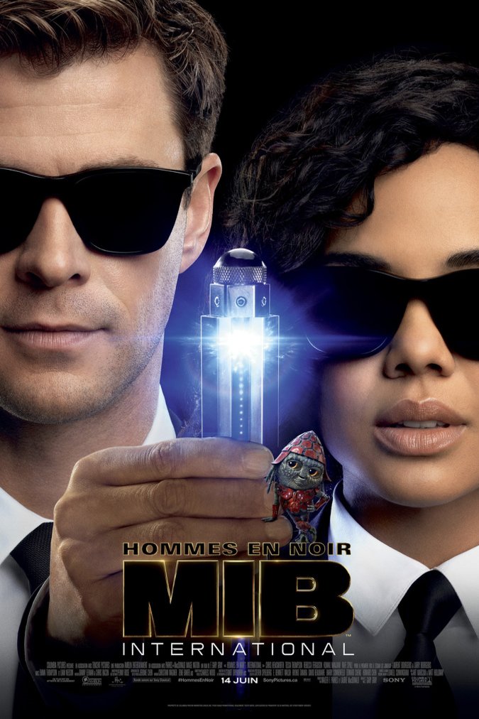 L'affiche du film MIB Hommes en Noir: International