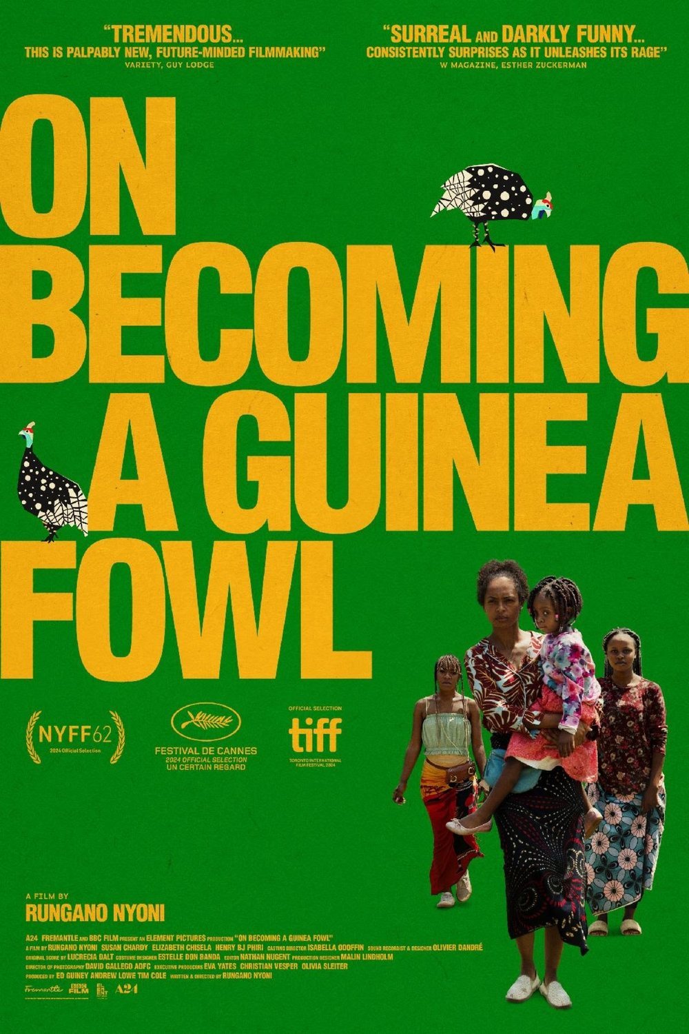 Poster of the movie On Becoming a Guinea Fowl [2024]